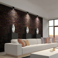 Spectrum CHLOE GU10 LED takspotlight, IP20 Svart Silver justerbar rund, 250V max 10W, aluminium