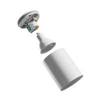 Spectrum CHLOE GU10 Ytmonterad LED Spot Light 250V IP44 Aluminium Vit Rund 70x90mm