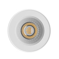 Spectrum CHLOE GU10 Ytmonterad LED Spot Light 250V IP44 Aluminium Vit Rund 70x90mm