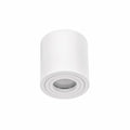 Spectrum CHLOE GU10 surface-mounted ceiling luminaire, White, IP65, Aluminum Glass, 250V, 90x97mm