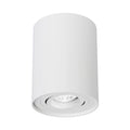 Spectrum CHLOE GU10 Surface Mounted LED Spot, IP20, 250V, Adjustable Round White Aluminum Housing