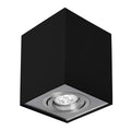 Spectrum CHLOE GU10 Ytmonterad LED-spotlight, Justerbar Svart Silver, IP20, 250V, Max 10W