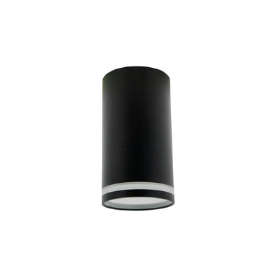 Spectrum CHLOE Mini Ring utanpåliggande takarmatur GU10 230V IP20 Svart aluminium 55x107mm