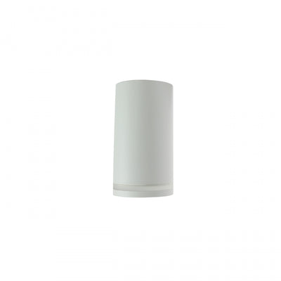 Spectrum CHLOE Mini Ring utanpåliggande GU10 takarmatur 230V IP20 Vit Aluminium Ø55x107mm