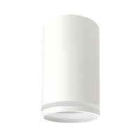 Spectrum CHLOE Mini Ring utanpåliggande GU10 takarmatur 230V IP20 Vit Aluminium Ø55x107mm