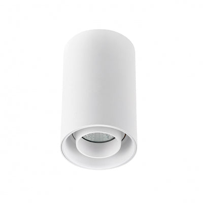 Spectrum CHLOE Spot GU10 LED Ytmonterad Lampa IP20 Vit Justerbar 50° Takmontering 250V Aluminium