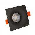 Spectrum FIALE V GU10 infälld LED-belysningsarmatur Svart, 85x85mm, IP20, 250V, aluminiumhölje