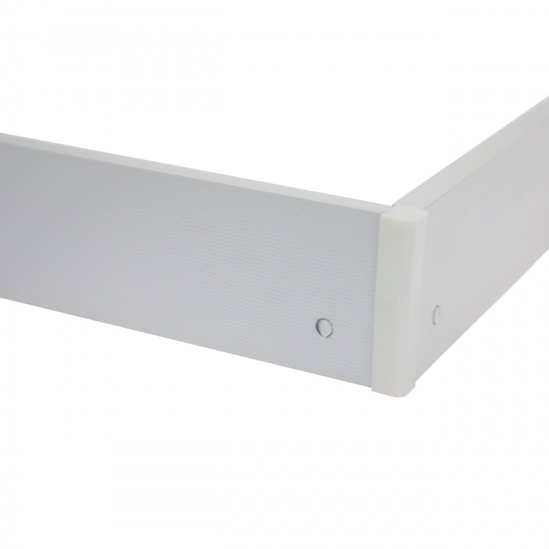 Spectrum ram för utanpåliggande ALGINE 620x620mm armatur, aluminium och plast, slimmad 43mm profil