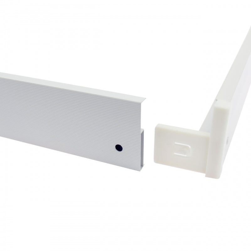 Spectrum ram för utanpåliggande ALGINE 620x620mm armatur, aluminium och plast, slimmad 43mm profil