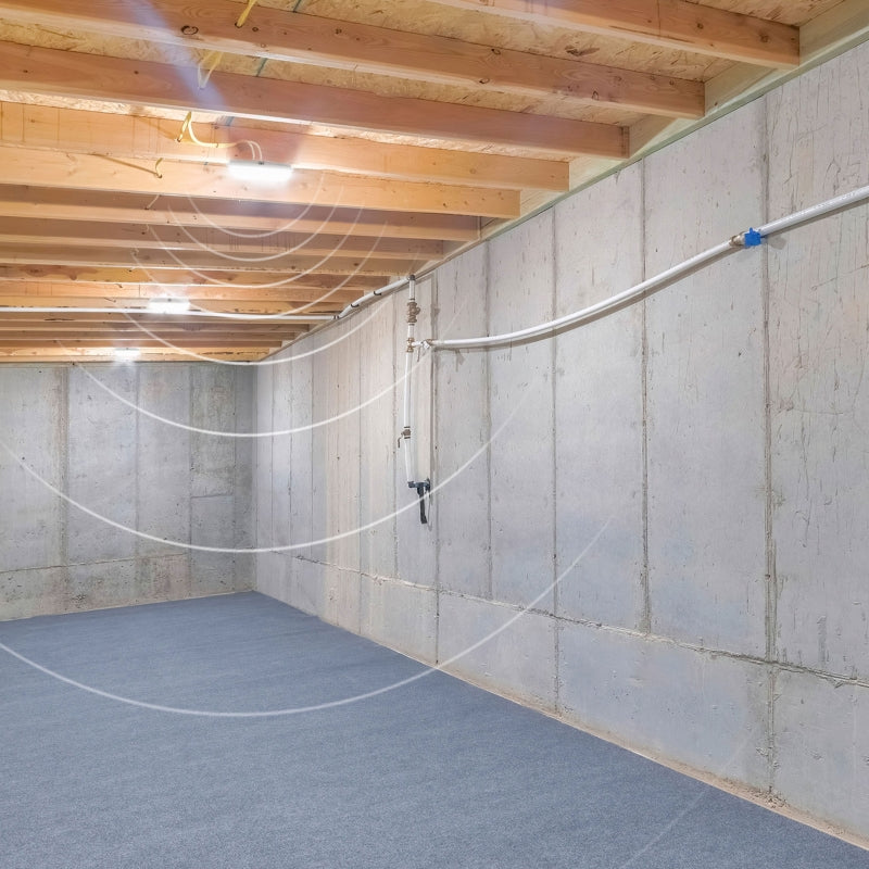 Spectrum LED 20W taklampa IP54 230V 4000K neutralvit rund PIR-sensor 2300 lumen Vit