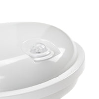 Spectrum LED 20W taklampa IP54 230V 4000K neutralvit rund PIR-sensor 2300 lumen Vit