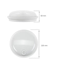 Spectrum LED 20W taklampa IP54 230V 4000K neutralvit rund PIR-sensor 2300 lumen Vit