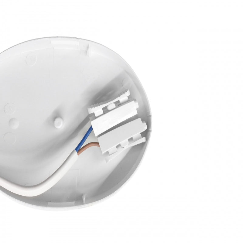 Spectrum LED 20W taklampa IP54 230V 4000K neutralvit rund PIR-sensor 2300 lumen Vit