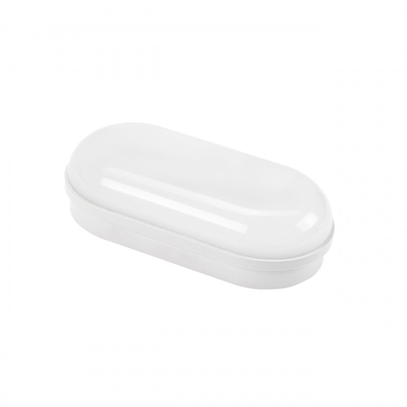 Spectrum LED 8W Oval Ceiling Light IP54 230V 4000K Neutral White 820 lumens Polycarbonate Housing