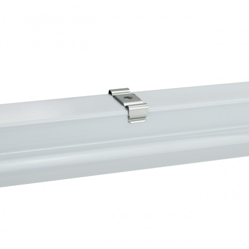 Spectrum LED skåpbelysning 1200mm 14W 6000K 1680 lumen 230V IP20 Vit ytmonterad med strömbrytare
