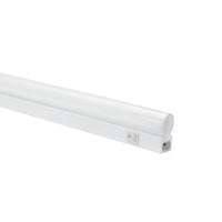 Spectrum LED skåpbelysning 300mm 4W 4000K 400 lumen IP20 Vit ytmonterad med strömbrytare 230V
