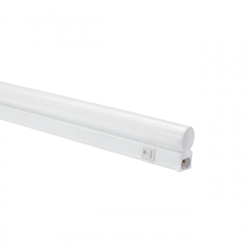 Spectrum LED skåpbelysning 300mm 4W 4000K 400 lumen IP20 Vit ytmonterad med strömbrytare 230V