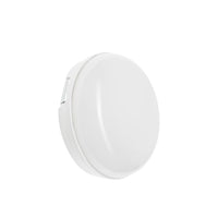 Spectrum LED taklampa 8W 230V 4000K IP54 IK10 rund neutralvit ytmontering 940 lumen