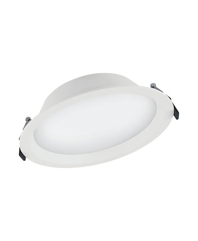Spectrum LED Downlight Alu DN200 25W 2370 lumen 4000K Kallvit IP44 215mm utskärning