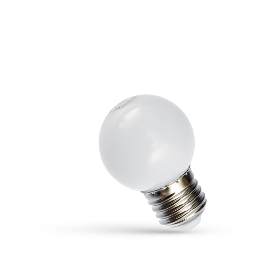 Spectrum LED ljusslinga festoon 5m med 10x E27 socklar, 220-240V, IP20, 3000K, CE RoHS, 5 års garanti