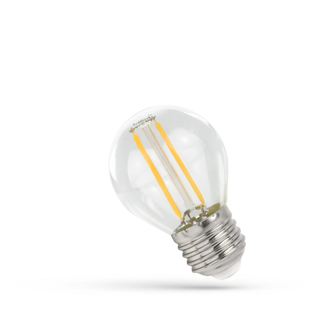 Spectrum LED ljusslinga festoon 5m med 10x E27 socklar, 220-240V, IP20, 3000K, CE RoHS, 5 års garanti