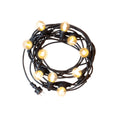 Spectrum LED ljusslinga festoon 5m med 10x E27 socklar, 220-240V, IP20, 3000K, CE RoHS, 5 års garanti