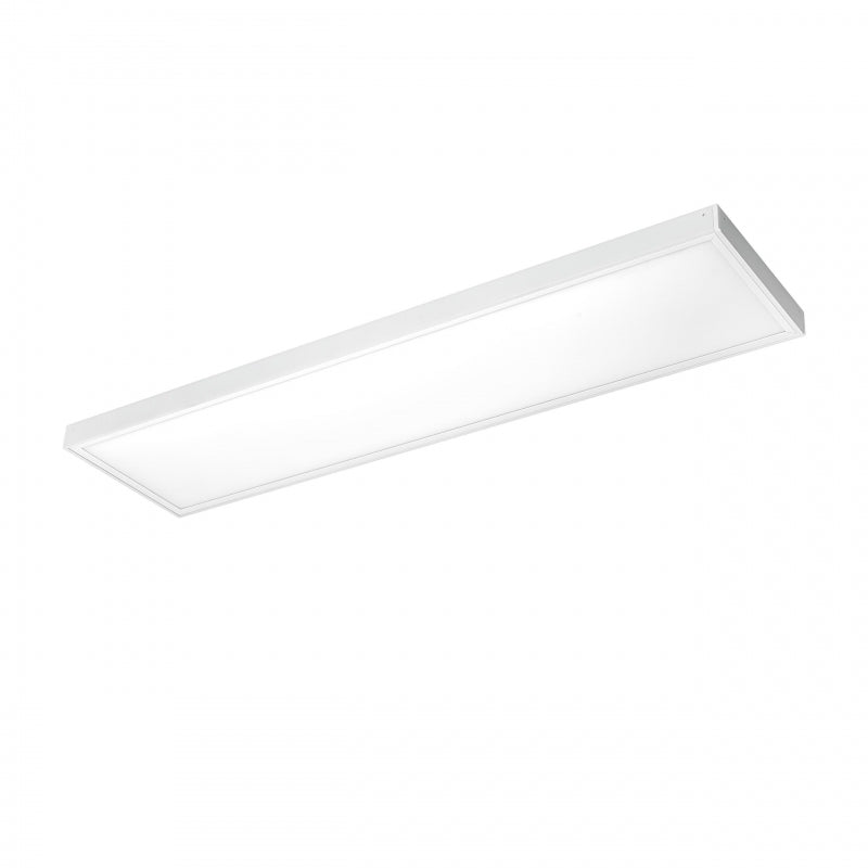 Spectrum LED-ram för utanpåliggande ALGINE armatur 300x1200mm, Vit aluminium polykarbonat konstruktion