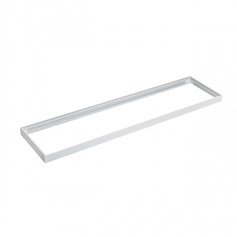 Spectrum LED-ram för utanpåliggande ALGINE armatur 300x1200mm, Vit aluminium polykarbonat konstruktion