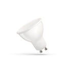 Spectrum LED GU10 230V 6W Cold White 6000K 540 lumens 120° beam non-dimmable with milky cover