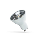 Spectrum LED GU10 230V 6W Neutralvit 4000K Spotljus Lampa, 10° Ljuskägla, 480 lumen, IP20, CRI 80