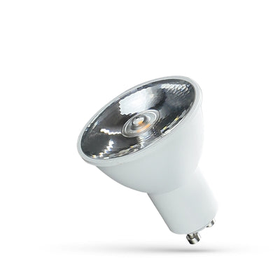 Spectrum LED GU10 230V 6W Warm White 3000K 430 lumens 10° Beam Angle Spot Light IP20 Non-Dimmable