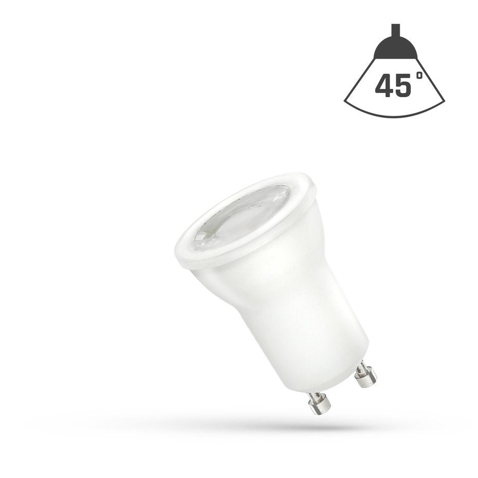 LED GU10 - Ø35mm - 2W replaces 20W - 3000K warm white light