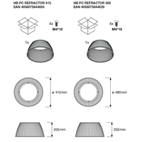 Ledvance LED Highbay Gen 5 75W 13500 lumens 4000K Cool White IP66 Aluminium Black 1-10V Dimmable