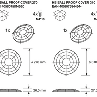 Ledvance LED Highbay Gen 5 75W 13500 lumens 4000K Cool White IP66 Aluminium Black 1-10V Dimmable