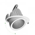 Spectrum LED SILENA 2 infälld downlight 40W 230V 4000K 5000 lumen CRI 80 50° Vit IP20 aluminium