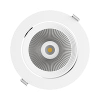 Spectrum LED SILENA 2 infälld downlight 40W 230V 4000K 5000 lumen CRI 80 50° Vit IP20 aluminium
