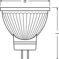 Spectrum LED Spot Reflektor GU4 MR11 4.2W 4000K 345 lumen 36D Kallvit ersätter 35W