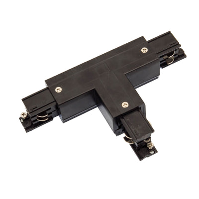 Spectrum LED SPS 2 Connector T2 Left Black, Aluminum Housing, 230V, IP20 Indoor Track Lighting Accessory