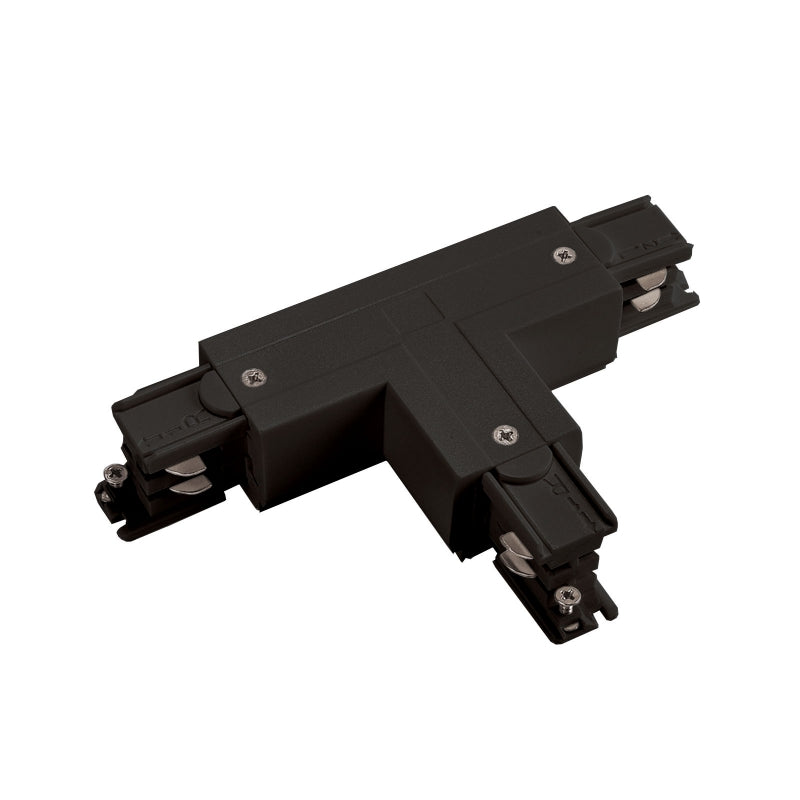 Spectrum LED SPS 2 Connector T2 Right Black, 230V, IP20 Aluminum Track Lighting Accessory