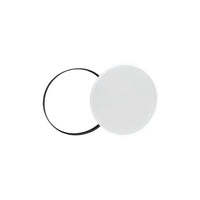 Spectrum LED taklampa för utanpåliggande montering 18W 6000K 230V IP54 2050 lumen Vit Svart rund 250mm