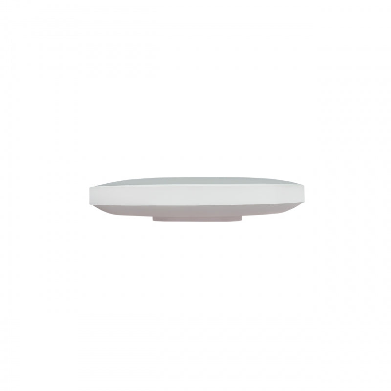 Spectrum LED taklampa för utanpåliggande montering 18W 6000K 230V IP54 2050 lumen Vit Svart rund 250mm