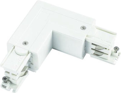 Spectrum LED track connector L right White, IP20 indoor 230V