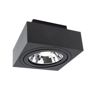 Spectrum MIRORA AR111 GU10 surface-mounted LED spot Black adjustable 20W 250V IP20 145x145x85mm