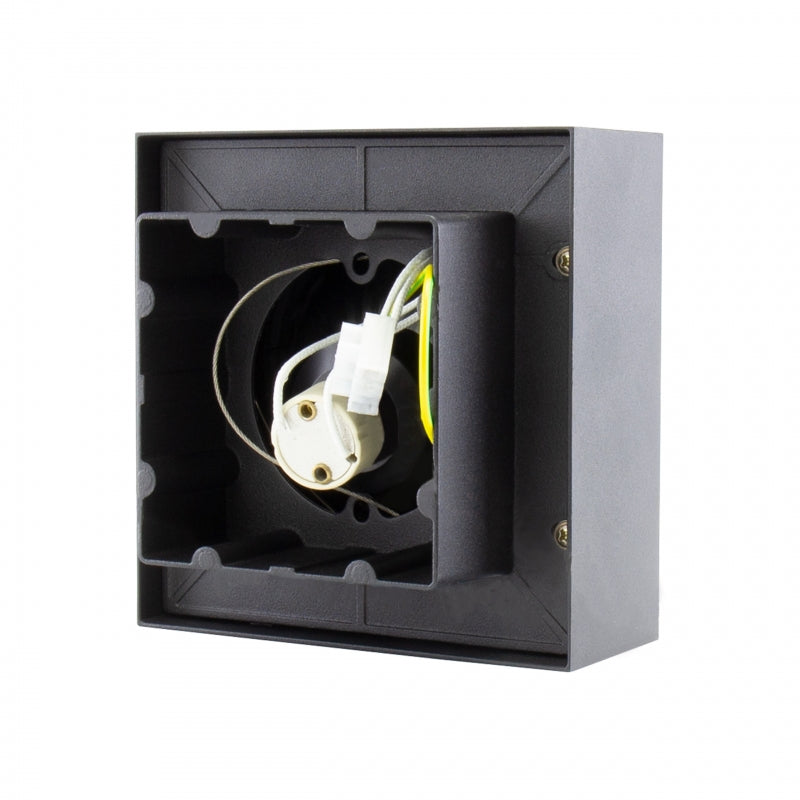 Spectrum MIRORA AR111 GU10 surface-mounted LED spot Black adjustable 20W 250V IP20 145x145x85mm