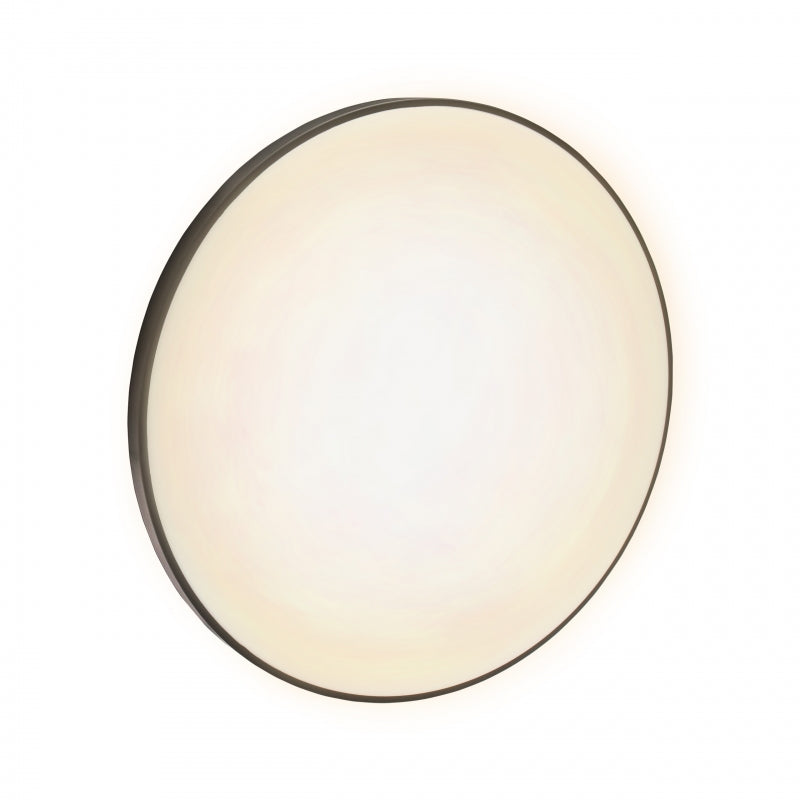 Spectrum NYMPHEA LED taklampa 32W 3000K 2200 lumen IP54 Vit Svart rund 380mm ytmontering