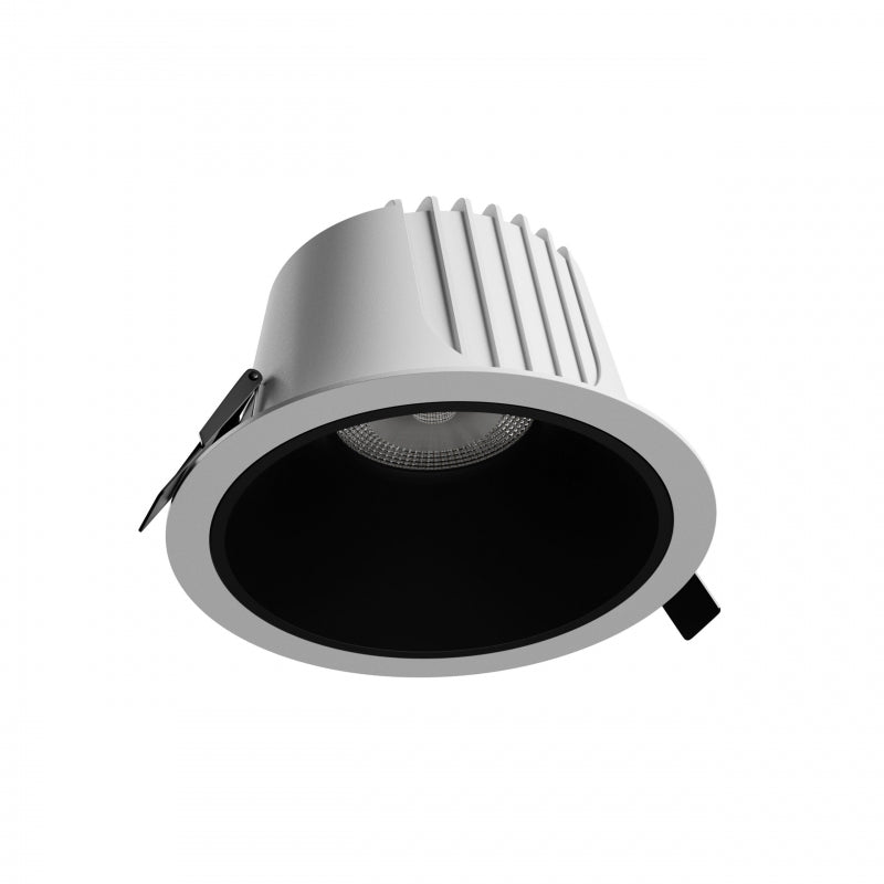 Spectrum ORBITO LED Downlight 14-27W 4000K 230V IP44 CRI 90 UGR<19 Vit Rund Svart Reflektor Infälld