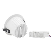 Spectrum ORBITO LED Downlight 14-27W 4000K 230V IP44 CRI 90 UGR<19 Vit Rund Svart Reflektor Infälld