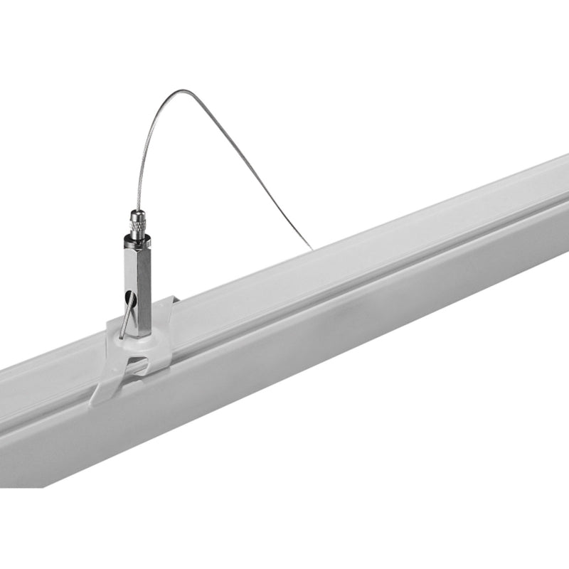 Spectrum SPS 2 upphängningskit 8M Vit, tillbehör för aluminiumtakmontering, IP20 för inomhusbruk