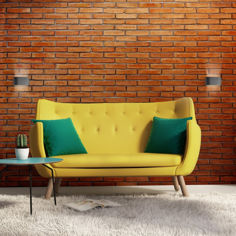 Spectrum SQUALLA G9 vägglampa, IP20 Svart Guld, 250V, ytmontering, aluminiumhölje