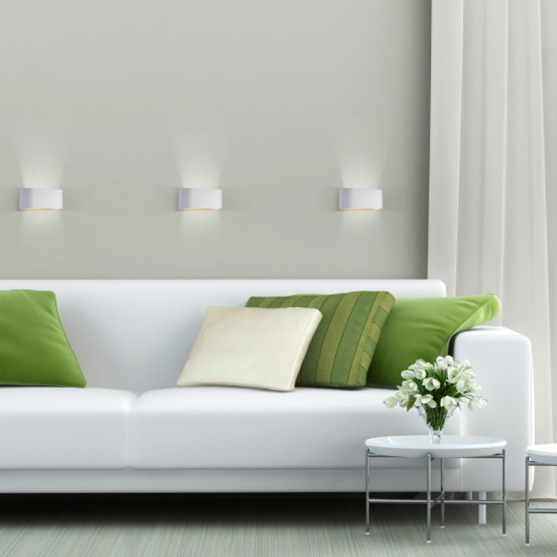 Spectrum SQUALLA G9 wall light, White Golden, 6W max, 250V, IP20, aluminum housing, surface mounting